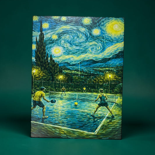 Starry Pickleball Art