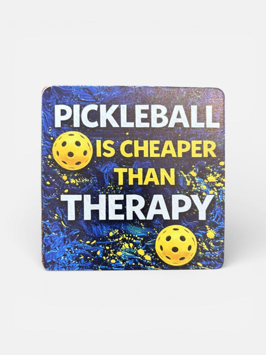 Pickleball Wooden Coasters (Made in the USA)