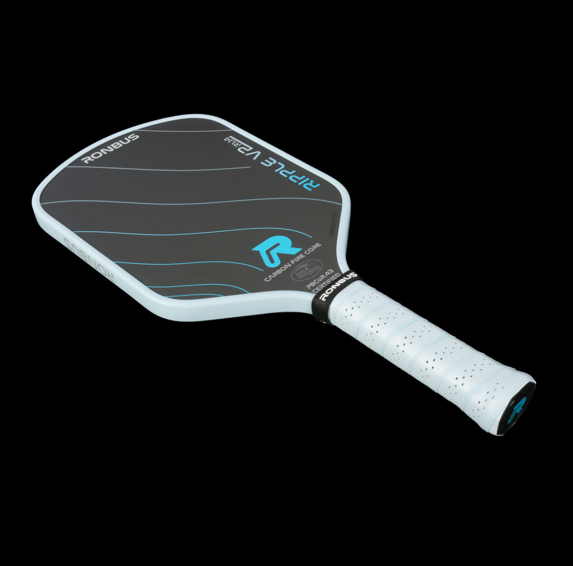 Ronbus Ripple V2 R1.14 FIRE Core Elongated 14mm Pickleball Paddle