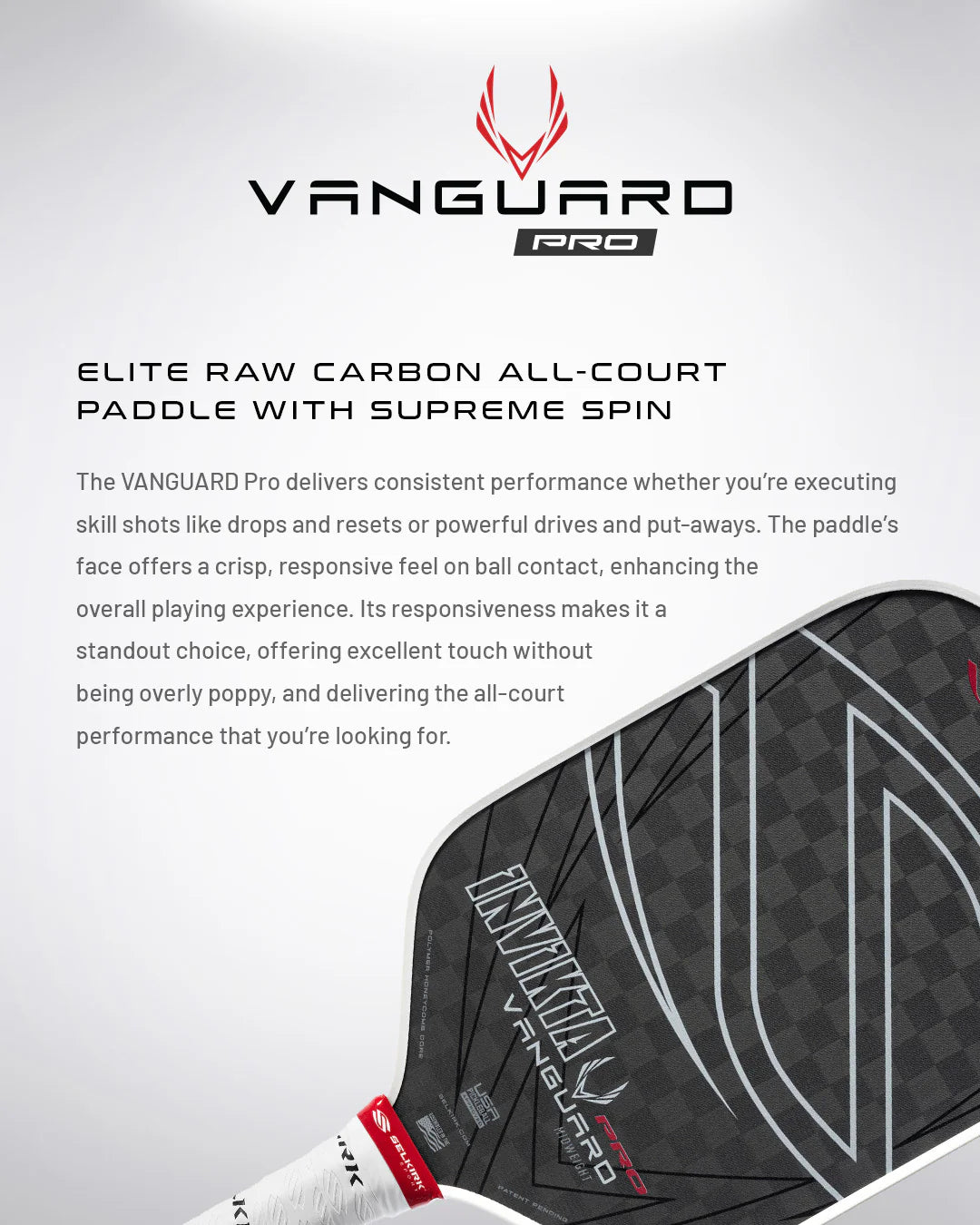 Selkirk VANGUARD Pro Epic Pickleball Paddle