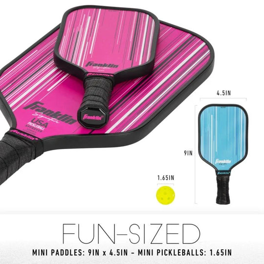 Franklin Mini Pickleball Paddle at Set ng Bola