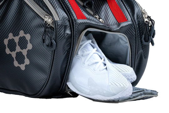 Vented shoe compartment on CRBN Pro Team Tour Bag