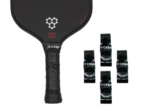عبوات CRBN DryTec لأغطية مقبض كرة البيكلبول، 4 قطع
