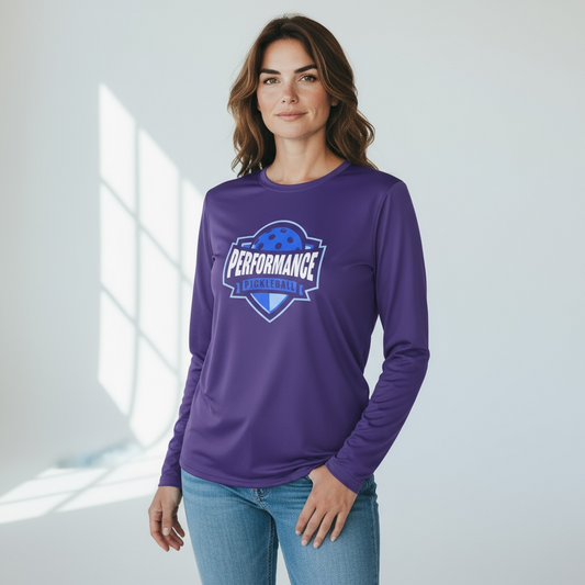 Manches Longues : Logo Bleu Hiver