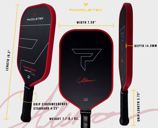 Paddletek Bantam TKO-CX 14.3 ਪਿਕਲਬਾਲ ਪੈਡਲ