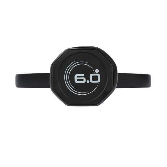 Pala de pickleball Six Zero Double Black Diamond Elongated Control de 15 mm