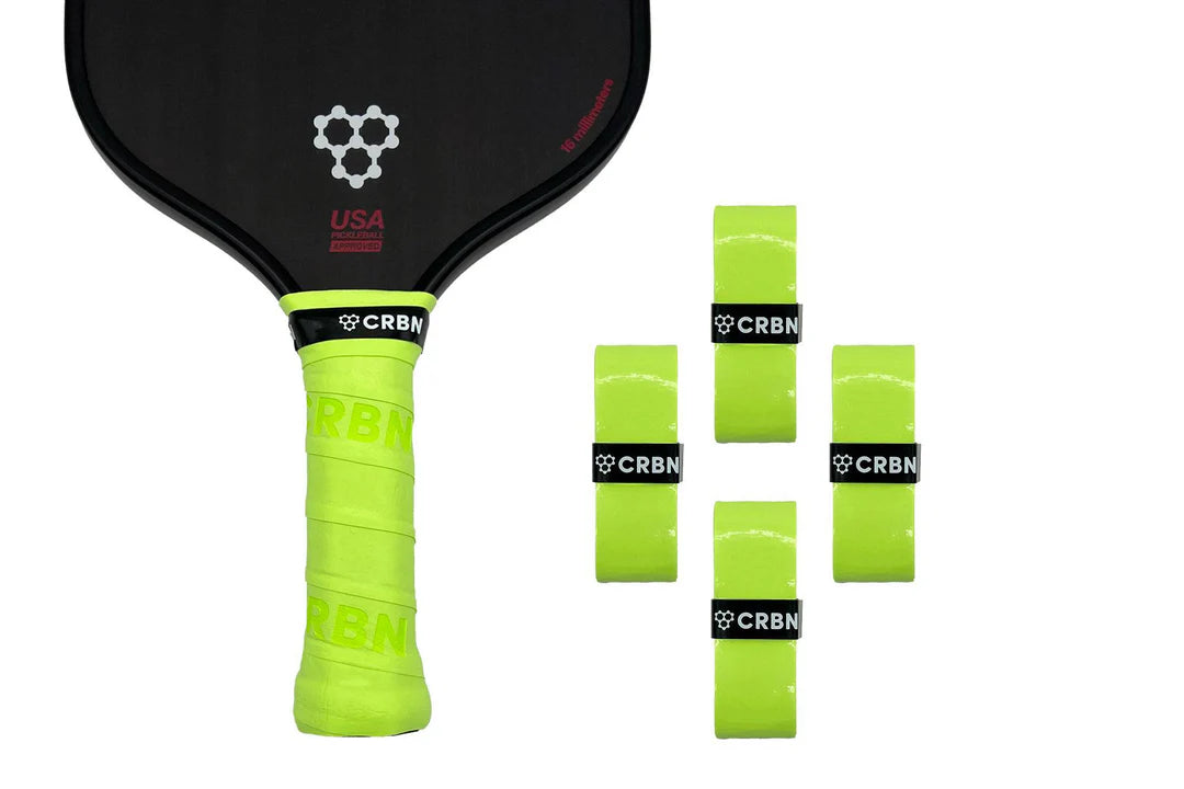 عبوات CRBN DryTec لأغطية مقبض كرة البيكلبول، 4 قطع
