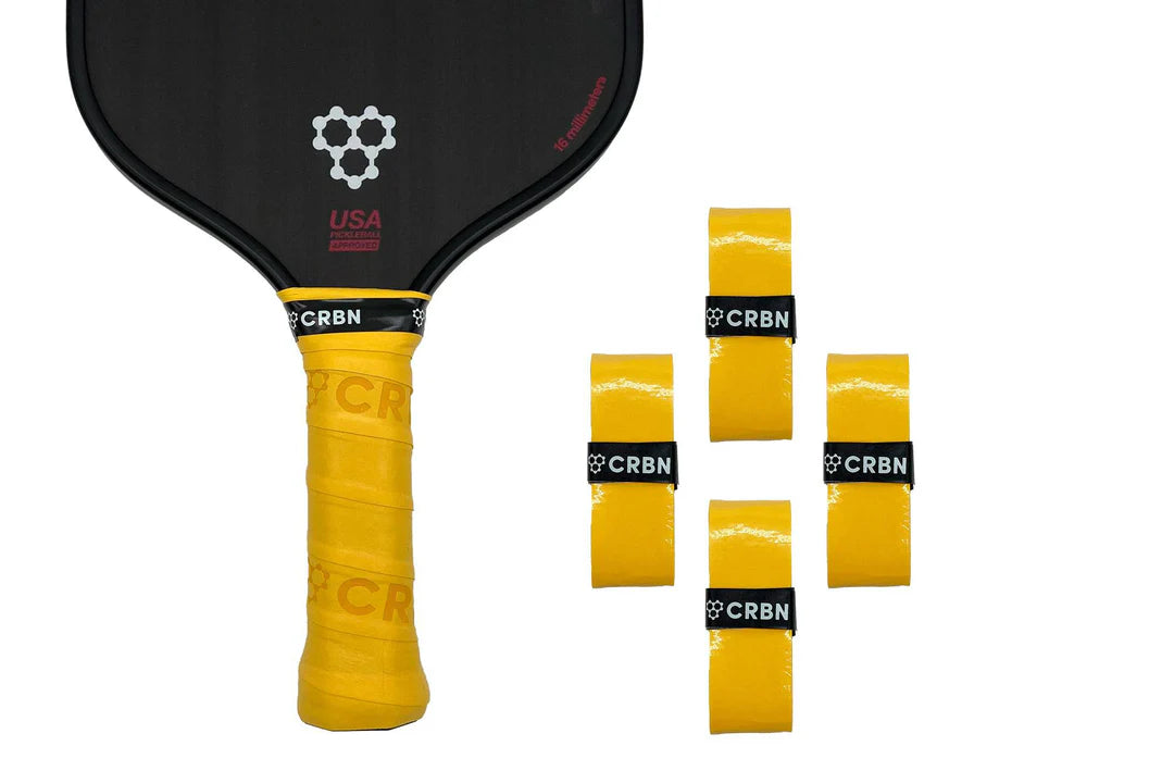 عبوات CRBN DryTec لأغطية مقبض كرة البيكلبول، 4 قطع