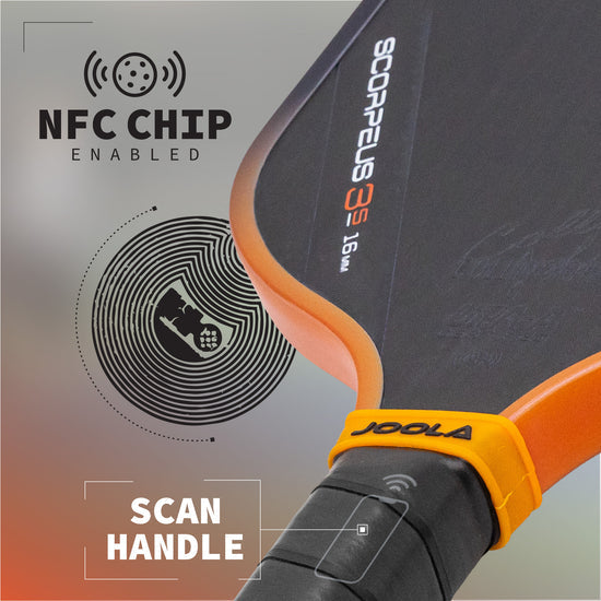 JOOLA Scorpeus 3S – NFC handle tap for JOOLA Connect