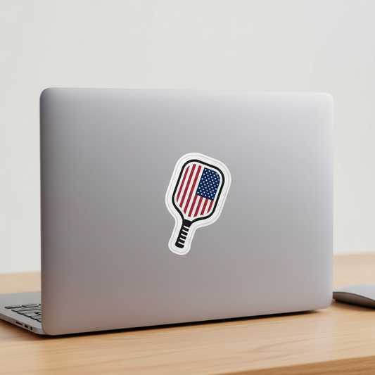 Pickleball Paddle US 3” Sticker
