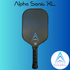 Alpha Sonic XL 17mm (Raw Carbon) - Pickleball Paddle Shop