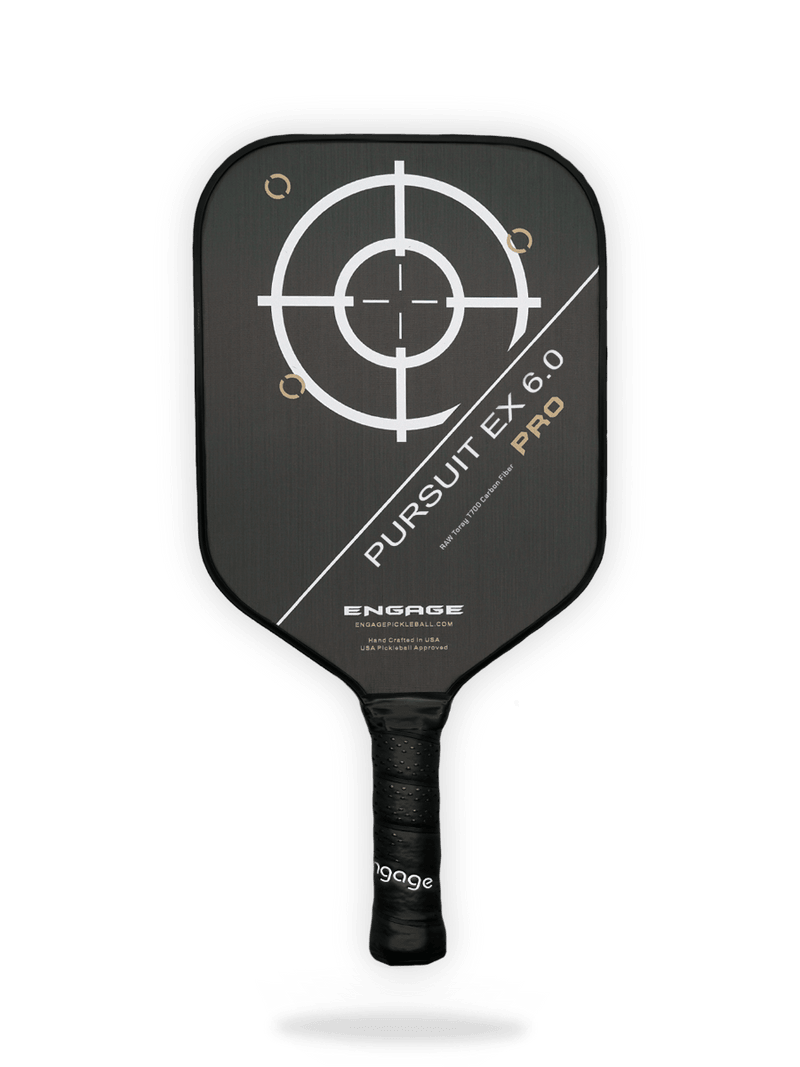 Engage Pursuit Pro EX 6.0 Raw T700 Carbon Fiber Standard Pickleball Paddle - Pickleball Paddle Shop