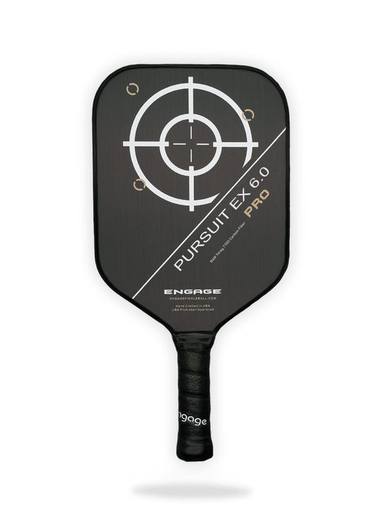 Engage Pursuit Pro EX 6.0 Raw T700 Carbon Fiber Standard Pickleball Paddle - Pickleball Paddle Shop