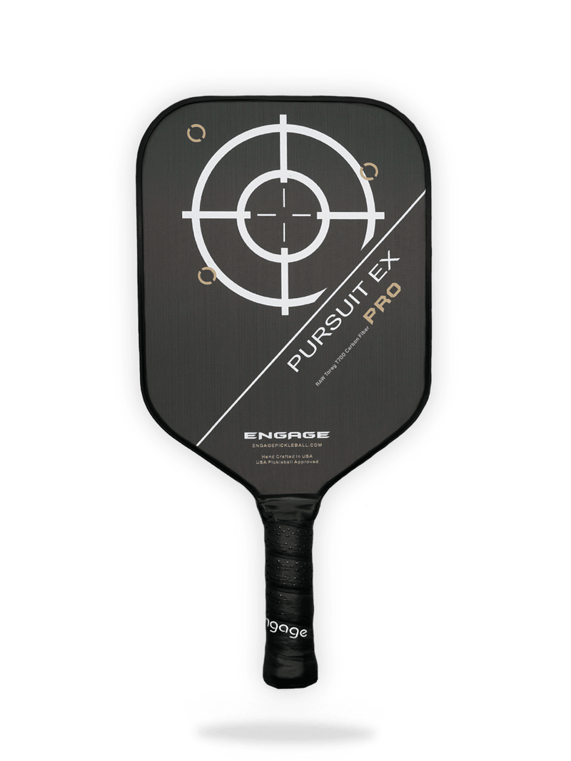 Engage Pursuit Pro EX Raw T700 Carbon Fiber Standard Pickleball Paddle - Pickleball Paddle Shop