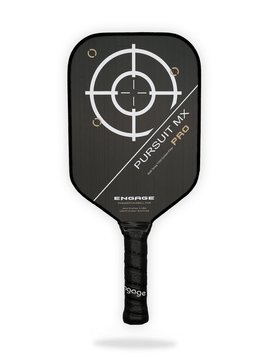 Engage Pursuit Pro MX Raw T700 Carbon Fiber Elongated Pickleball Paddle - Pickleball Paddle Shop