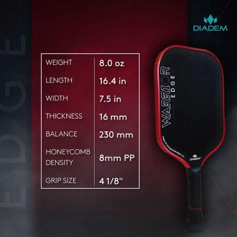 Diadem Warrior Edge Pickleball Paddle - Pickleball Paddle Shop