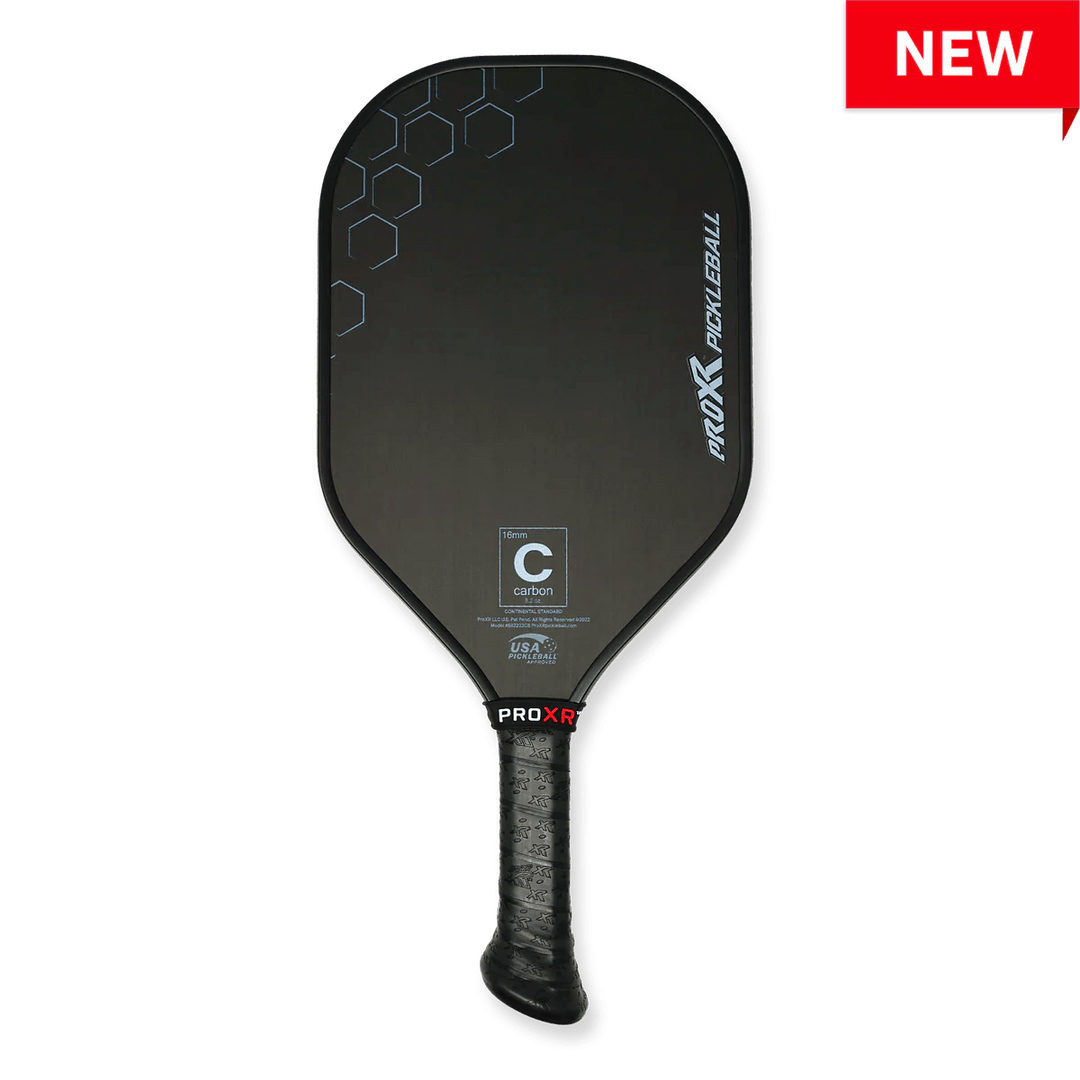 ProXR Raw Carbon 14mm Pickleball Paddle - Pickleball Paddle Shop