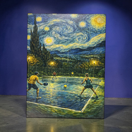 Starry Pickleball Art