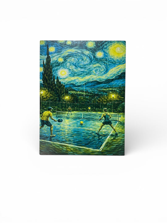 Starry Pickleball Art