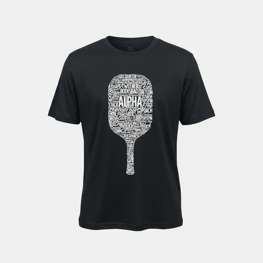 Alpha Pickleball Paddle Dri-fit T-Shirt