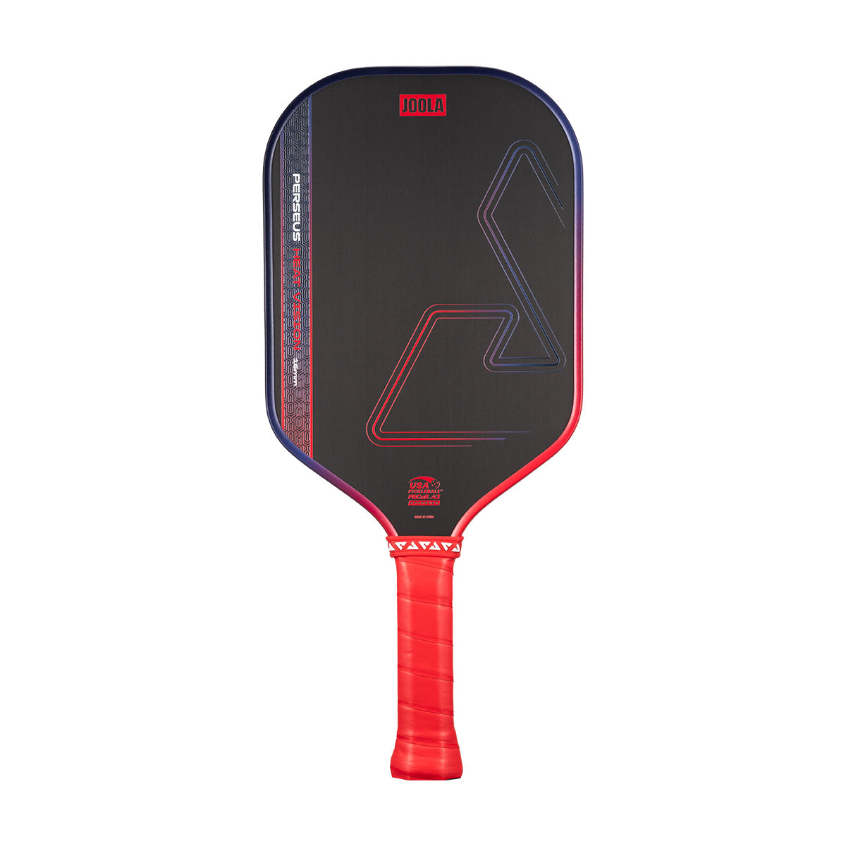 JOOLA Perseus Heat Vision 16mm pickleball paddle in Ignite Blaze Red