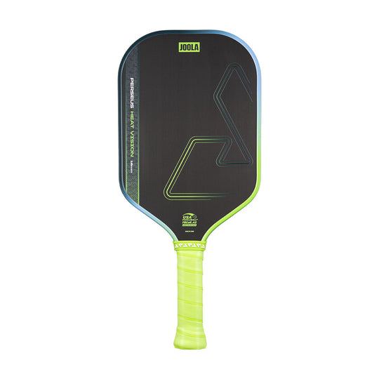 JOOLA Perseus Heat Vision 16mm pickleball paddle in Charge Surge Green