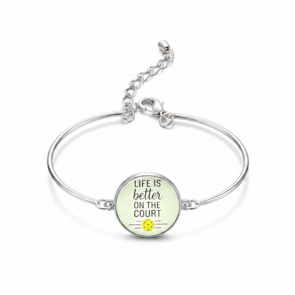 Pickleball Charm Bracelet