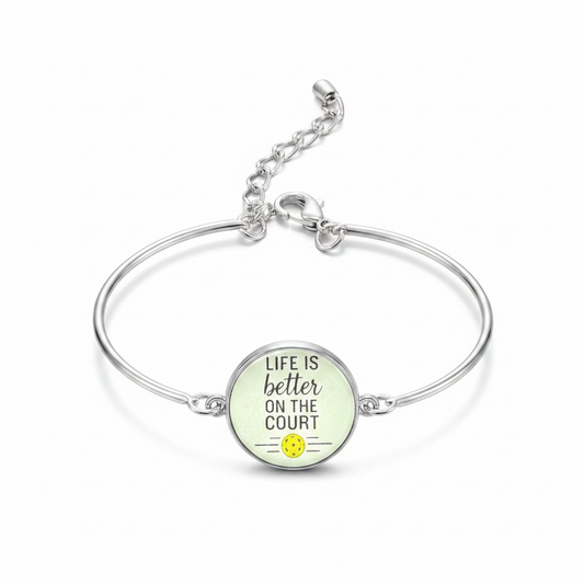 Pickleball Charm Bracelet