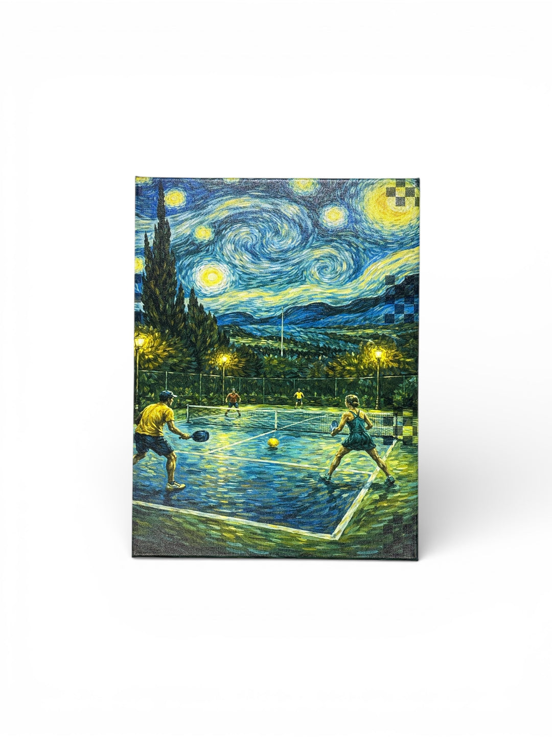 Starry Pickleball Art