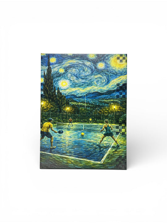 Starry Pickleball Art