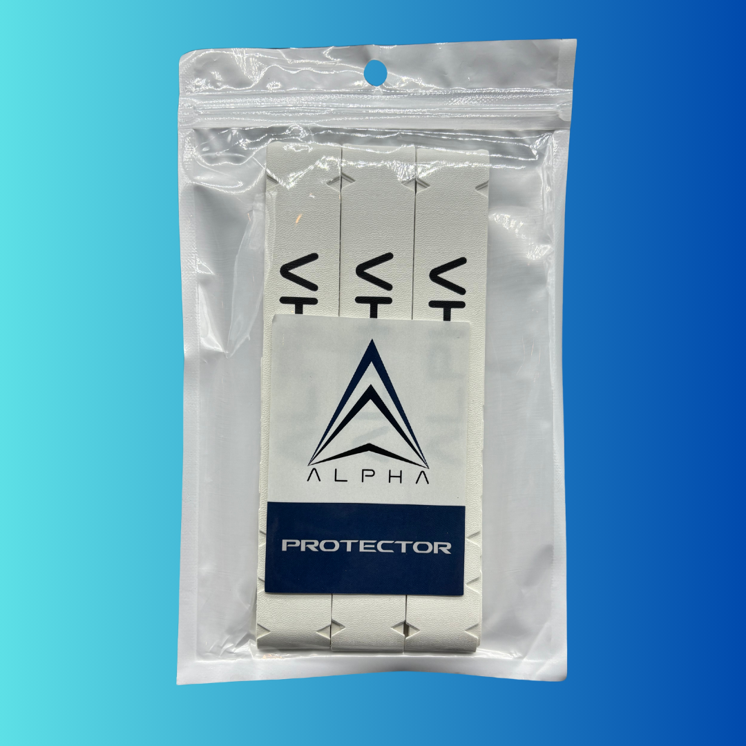 Alpha Pickleball Paddle Edge Tape 23mm — Side View