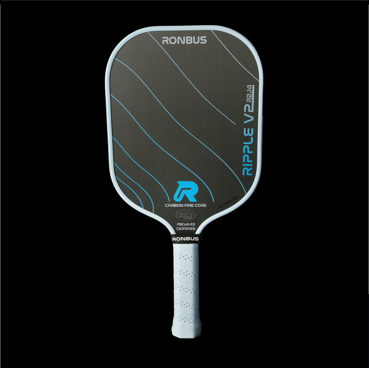 Ronbus Ripple V2 R2.14 FIRE Core Widebody 14mm Pickleball Paddle