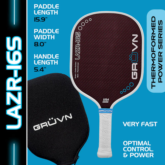 GRUVN LAZR-16S Pickleball Paddle