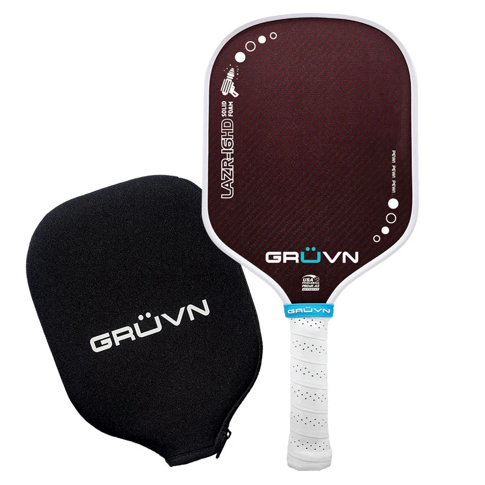 GRUVN LAZR-16HD Solid Foam Hybrid Pickleball Paddle — Shop Pickleball Paddles US