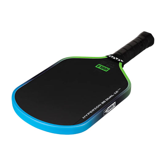 JOOLA Hyperion 3S Dual pickleball paddle handle with Black Feel Tec Pure Grip