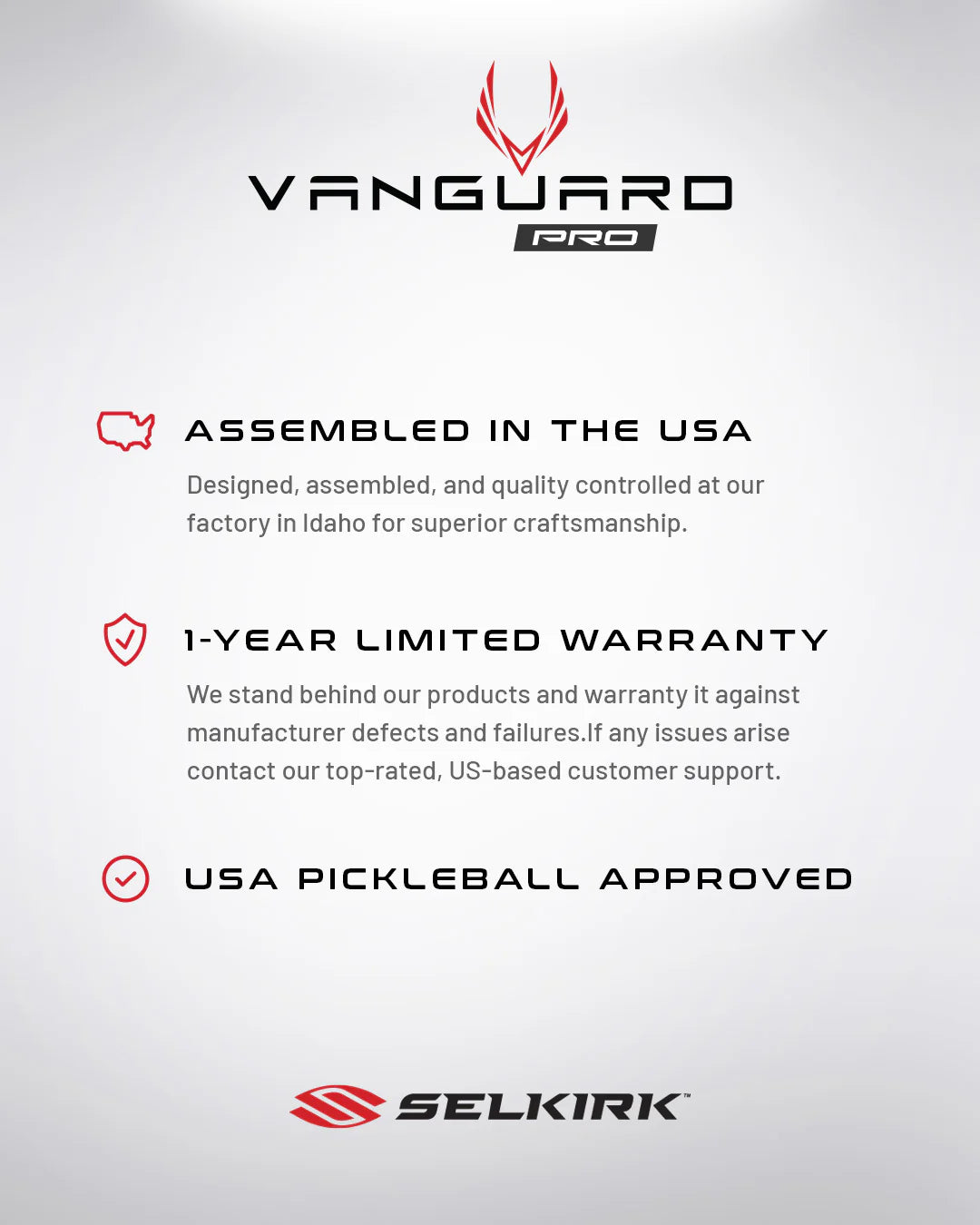 Selkirk VANGUARD Pro Epic Pickleball Paddle