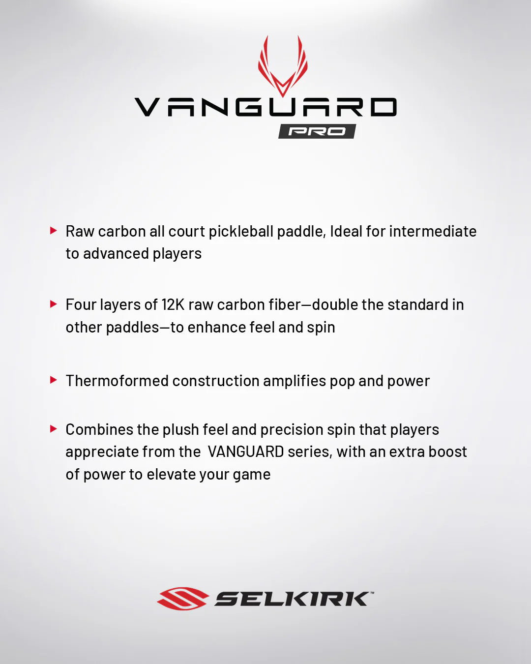 Selkirk VANGUARD Pro Epic Pickleball Paddle