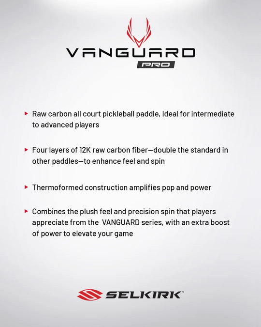 Selkirk VANGUARD Pro Epic Pickleball Paddle