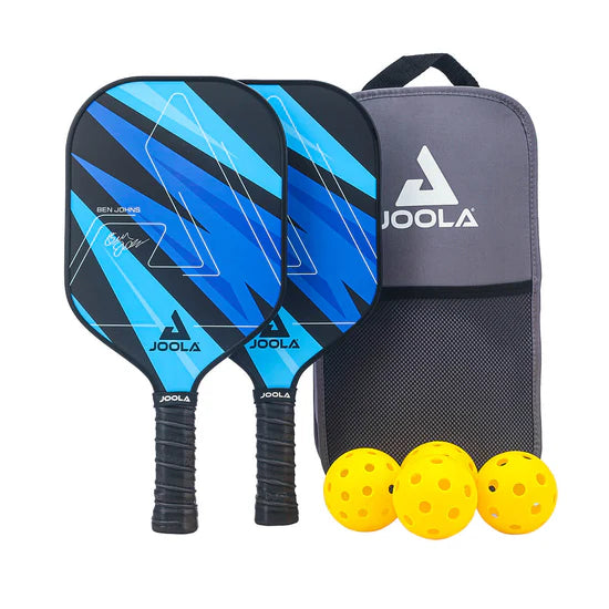 JOOLA Ben Johns Blue Lightning Pickleball Paddle Set — Shop at Pickleball Paddles US