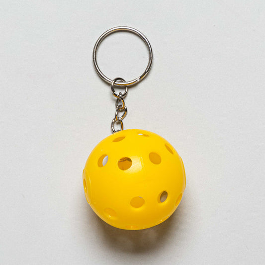 Tourna Yellow Pickleball Keychain