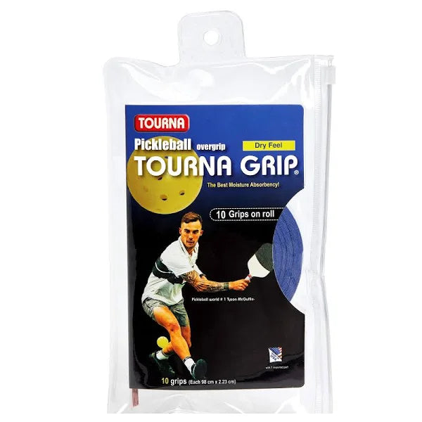 Tourna Pickleball Dry Feel Pickleball Over Grip — Shop at Pickleball Paddles US