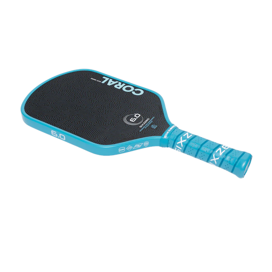 Six Zero Coral 16mm Elongated Pickleball Paddle