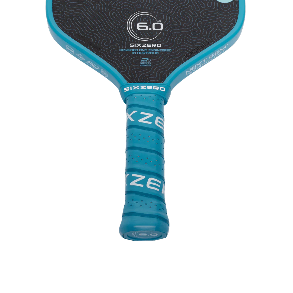 Six Zero Coral 16mm Elongated Pickleball Paddle