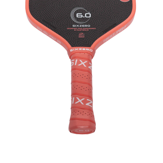 Six Zero Coral 16mm Elongated Pickleball Paddle