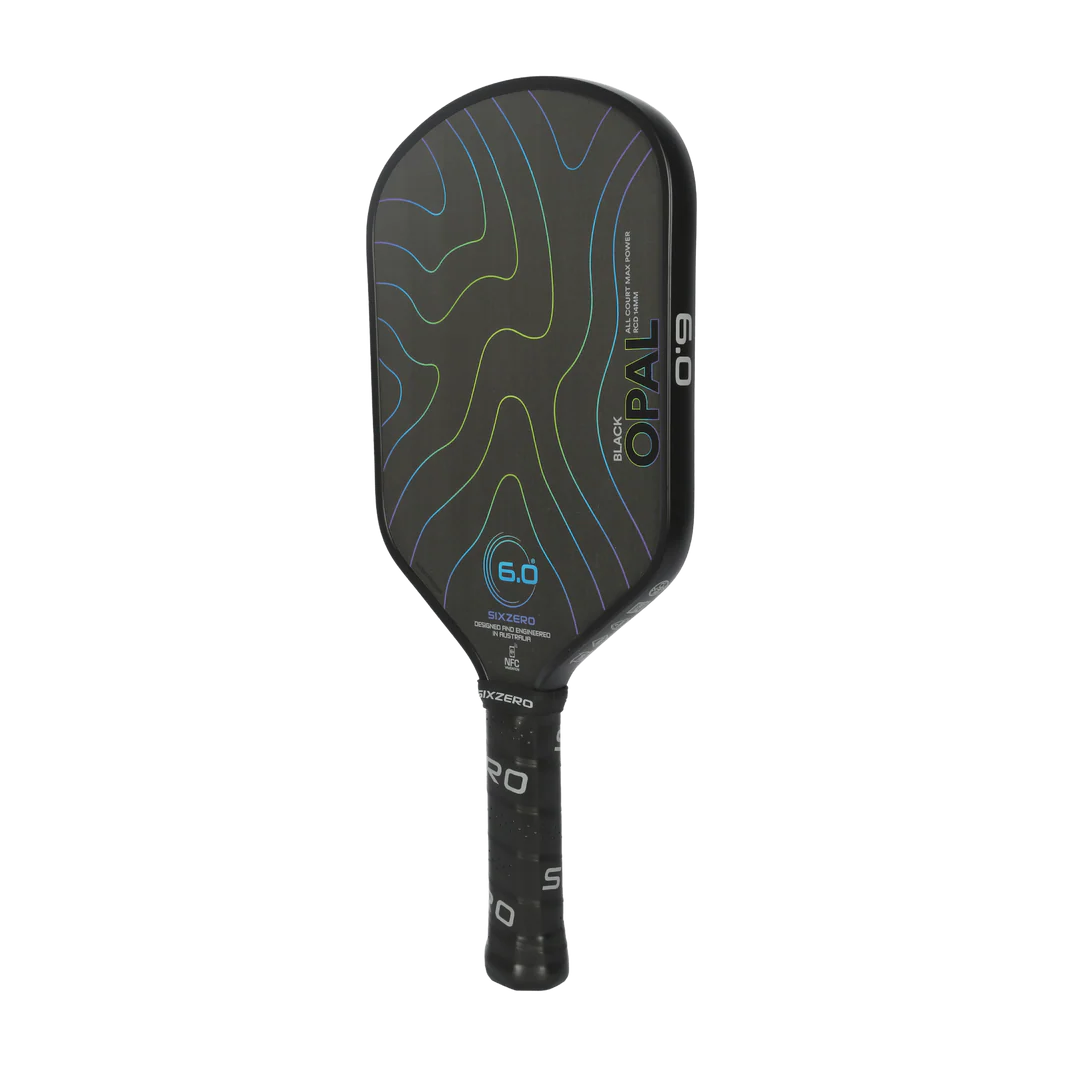 Six Zero Black Opal 14mm Pickleball Paddle