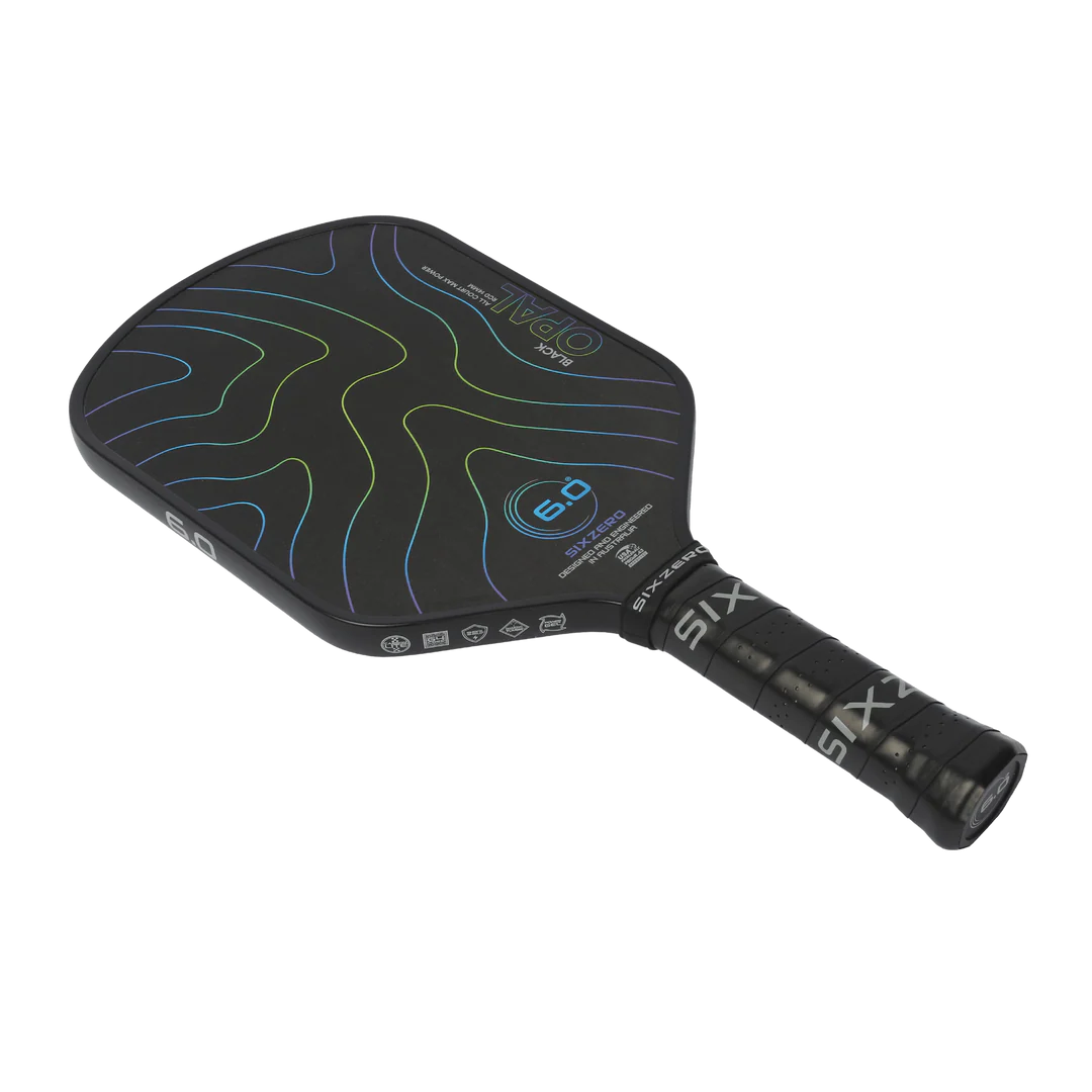 Six Zero Black Opal 14mm Pickleball Paddle