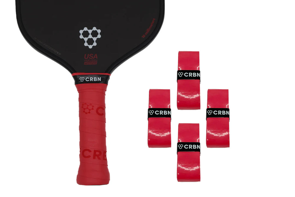 CRBN DryTec Pickleball Overgrips 4 Pack — Shop at Pickleball Paddles US