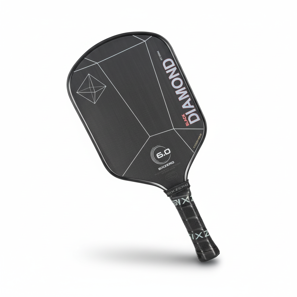 Six Zero Black Diamond Power 14mm Pickleball Paddle
