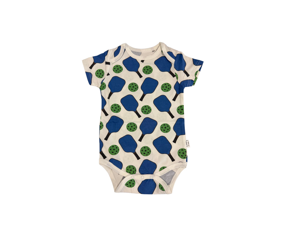 Baby pickleball onesie — Detail View