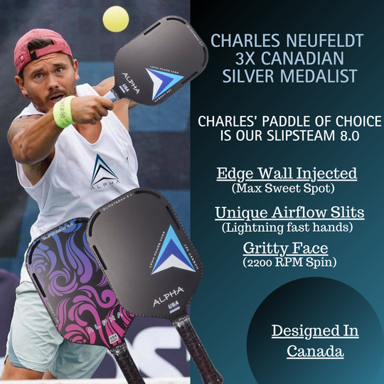 Alpha Slipstream 8.0 Pickleball Paddle — Detail View